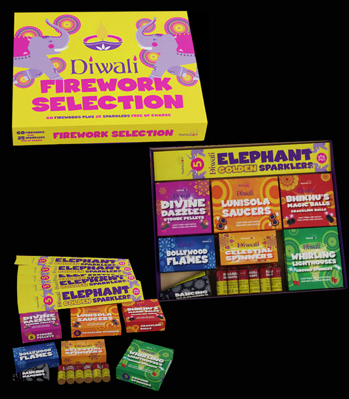 Diwali Firework selection